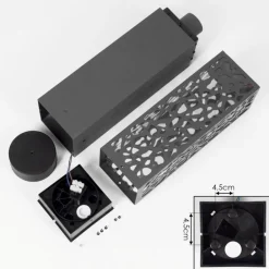 Borne lumineuse Innvoll Anthracite, 1 lumière
