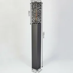 Borne lumineuse Innvoll Anthracite, 1 lumière