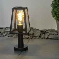 Borne lumineuse Juanico Noir, 1 lumière