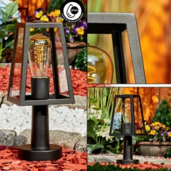 Borne lumineuse Juanico Noir, 1 lumière