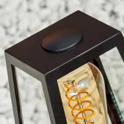 Borne lumineuse Juanico Noir, 1 lumière
