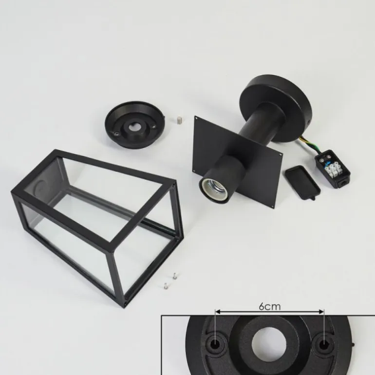 Borne lumineuse Juanico Noir, 1 lumière