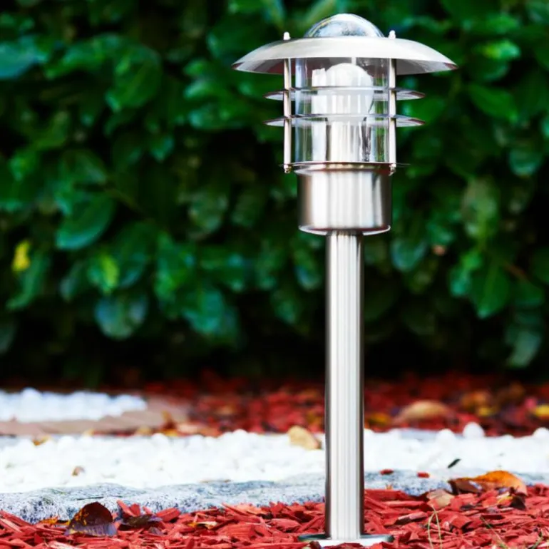 Borne lumineuse Juva Acier inoxydable, 1 lumière