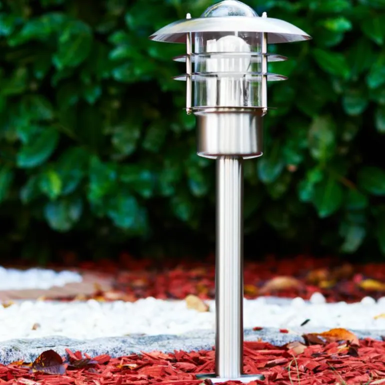 Borne lumineuse Juva Acier inoxydable, 1 lumière