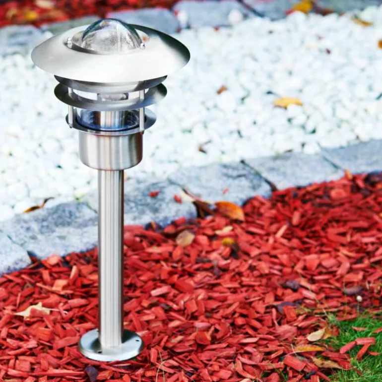 Borne lumineuse Juva Acier inoxydable, 1 lumière