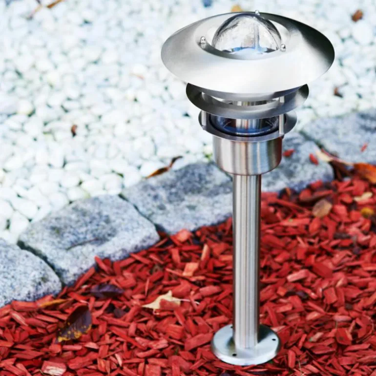 Borne lumineuse Juva Acier inoxydable, 1 lumière