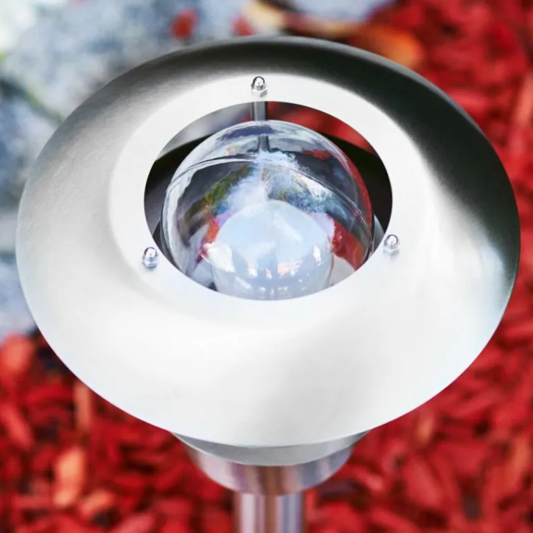 Borne lumineuse Juva Acier inoxydable, 1 lumière