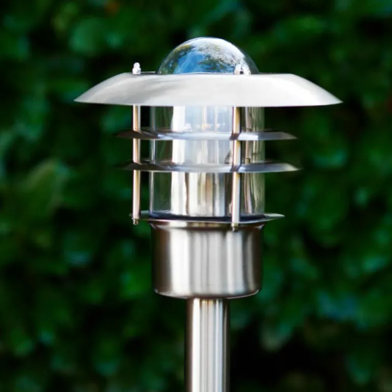 Borne lumineuse Juva Acier inoxydable, 1 lumière