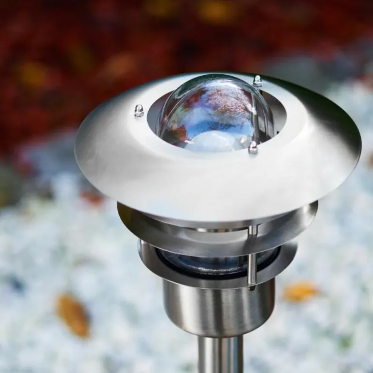 Borne lumineuse Juva Acier inoxydable, 1 lumière