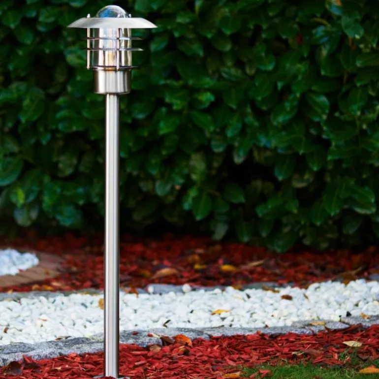 Borne lumineuse Juva Acier inoxydable, 1 lumière