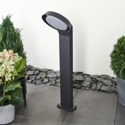 Borne lumineuse Kelo LED Anthracite, 1 lumière