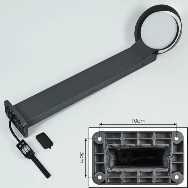 Borne lumineuse Kelo LED Anthracite, 1 lumière