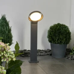 Borne lumineuse Kelo LED Anthracite, 1 lumière