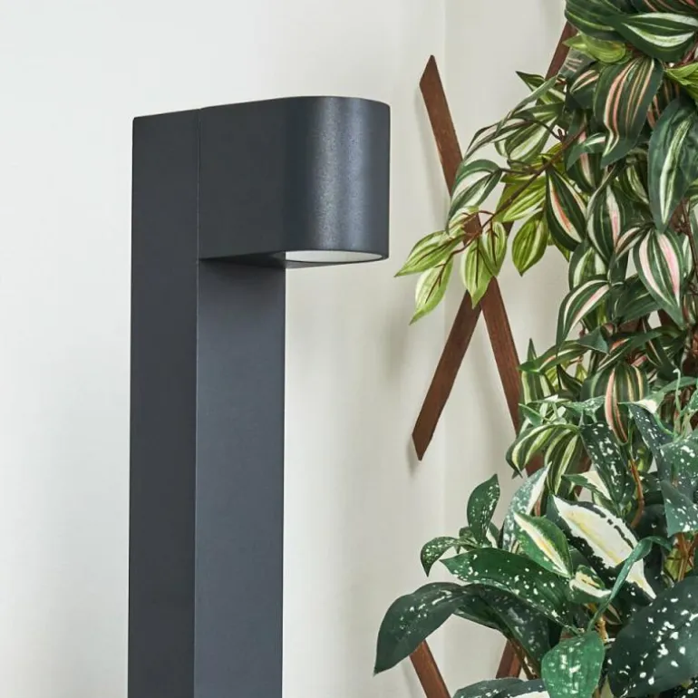 Borne lumineuse Kingstown Anthracite, 1 lumière