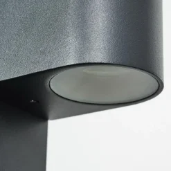Borne lumineuse Kingstown Anthracite, 1 lumière