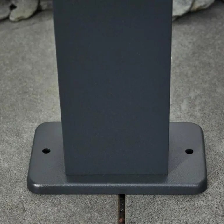Borne lumineuse Kingstown Anthracite, 1 lumière