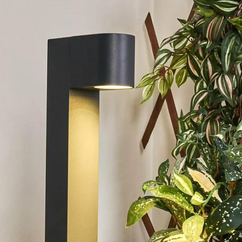 Borne lumineuse Kingstown Anthracite, 1 lumière