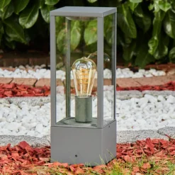 Borne lumineuse Kiwalik Anthracite, 1 lumière