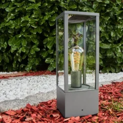 Borne lumineuse Kiwalik Anthracite, 1 lumière