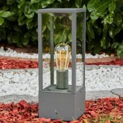 Borne lumineuse Kiwalik Anthracite, 1 lumière