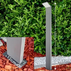 Borne lumineuse Korup LED Aluminium, 1 lumière