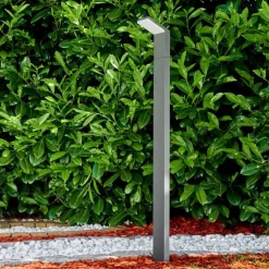Borne lumineuse Korup LED Aluminium, 1 lumière