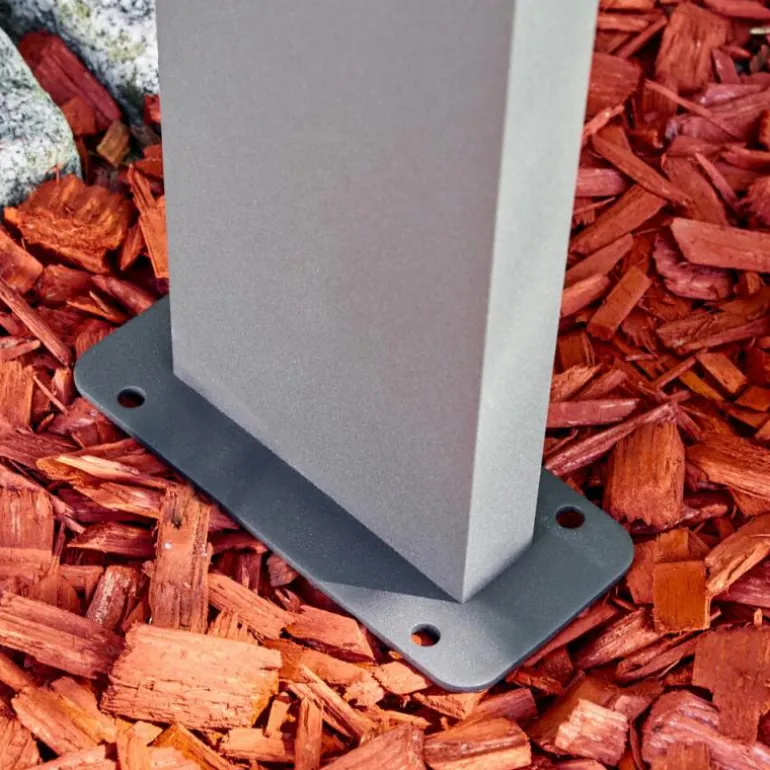 Borne lumineuse Korup LED Aluminium, 1 lumière