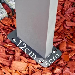 Borne lumineuse Korup LED Aluminium, 1 lumière