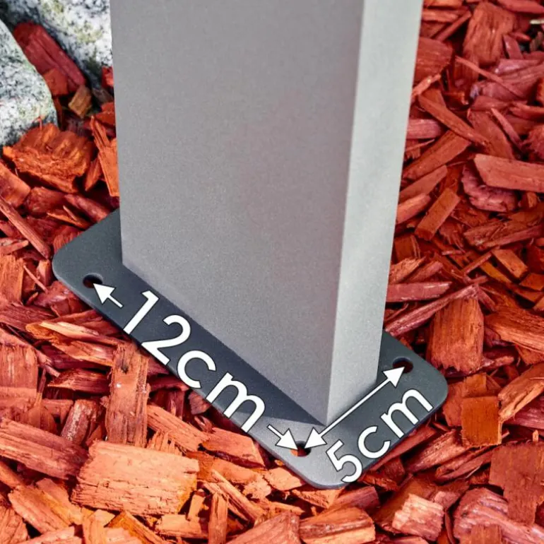 Borne lumineuse Korup LED Aluminium, 1 lumière
