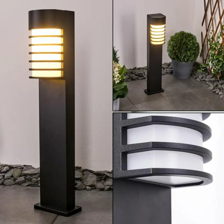 Borne lumineuse Kurola Noir, 1 lumière