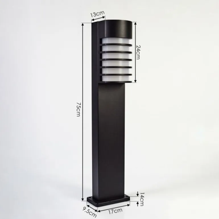 Borne lumineuse Kurola Noir, 1 lumière