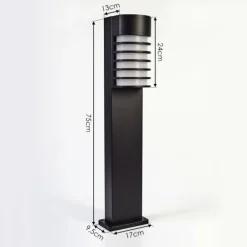 Borne lumineuse Kurola Noir, 1 lumière