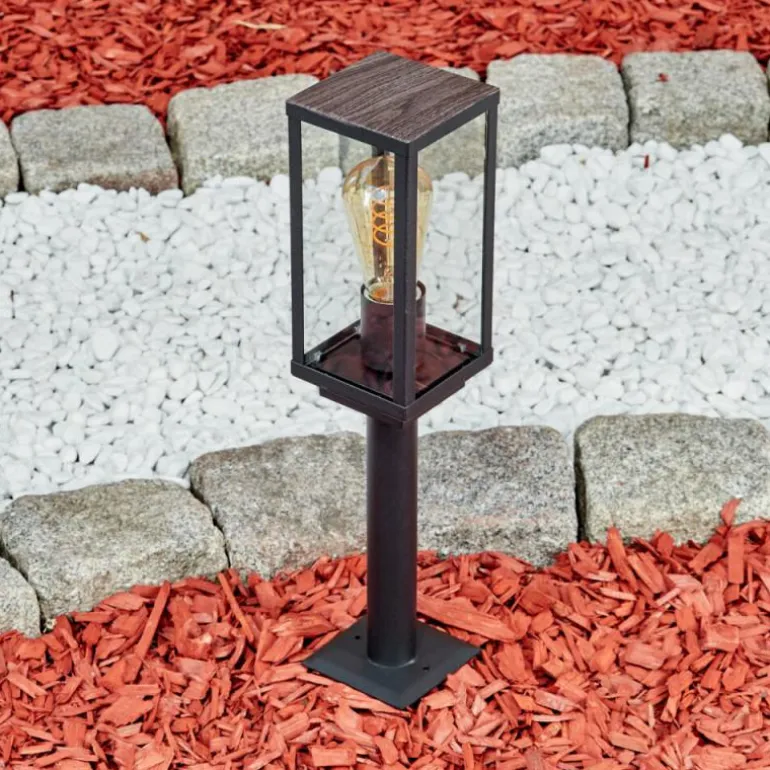 Borne lumineuse Lapa Noir, 1 lumière