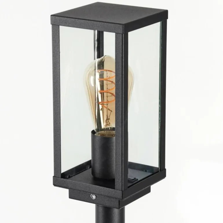 Borne lumineuse Lapa Noir, 1 lumière