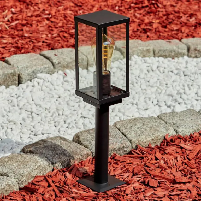 Borne lumineuse Lapa Noir, 1 lumière