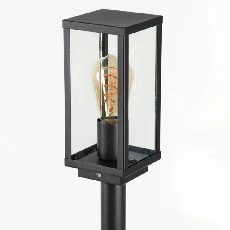 Borne lumineuse Lapa Noir, 1 lumière