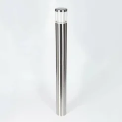 Borne lumineuse Leon LED Nickel mat, 1 lumière