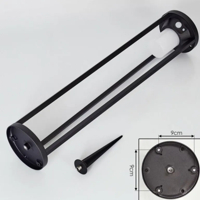 Borne lumineuse Lokpano LED Noir, Blanc, 1 lumière, Détecteur de mouvement