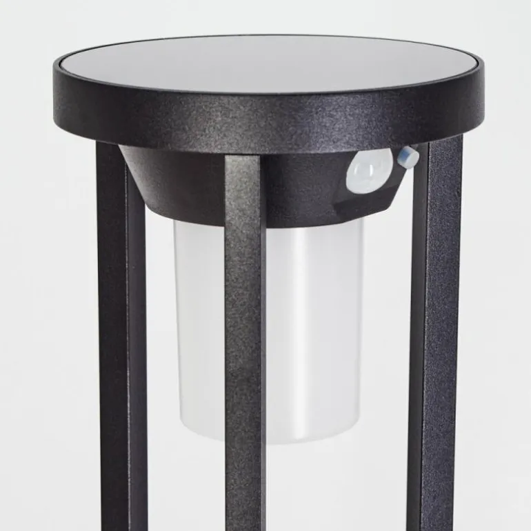 Borne lumineuse Lokpano LED Noir, Blanc, 1 lumière, Détecteur de mouvement