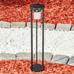 Borne lumineuse Lokpano LED Noir, Blanc, 1 lumière, Détecteur de mouvement