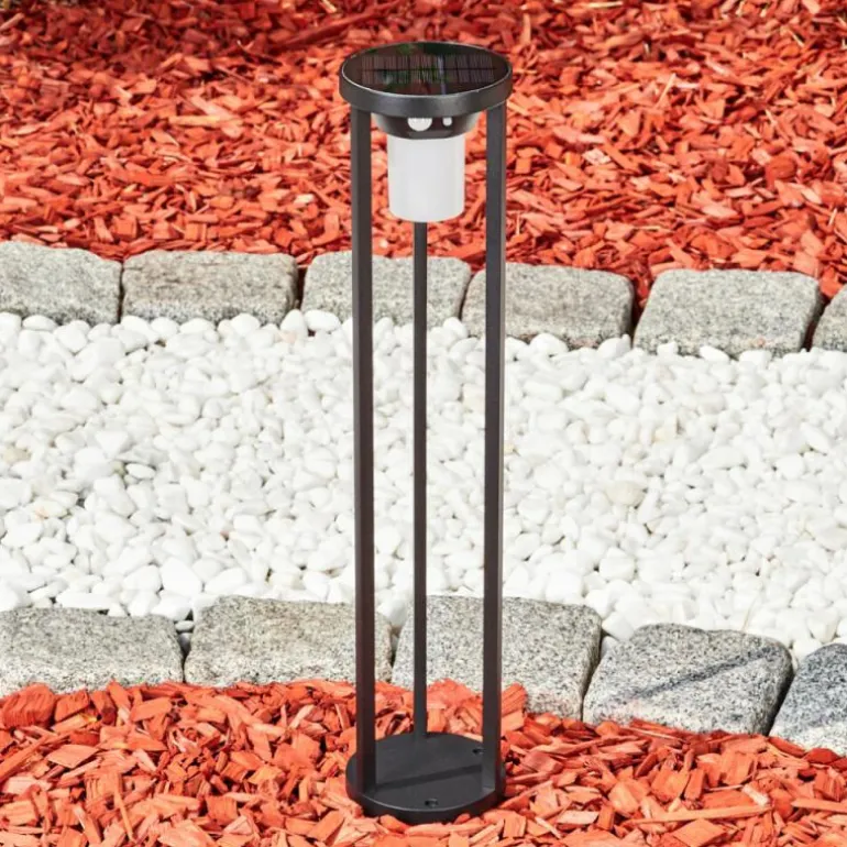 Borne lumineuse Lokpano LED Noir, Blanc, 1 lumière, Détecteur de mouvement