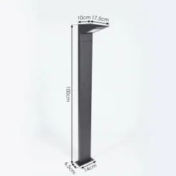 Borne lumineuse Matlava LED Anthracite, 1 lumière