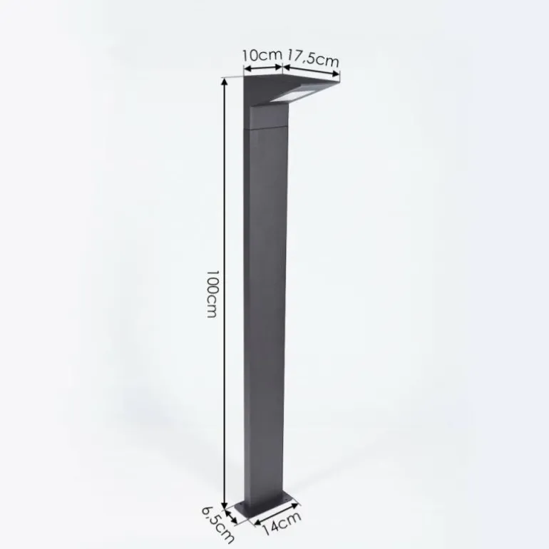 Borne lumineuse Matlava LED Anthracite, 1 lumière
