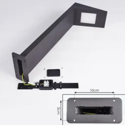 Borne lumineuse Matlava LED Anthracite, 1 lumière