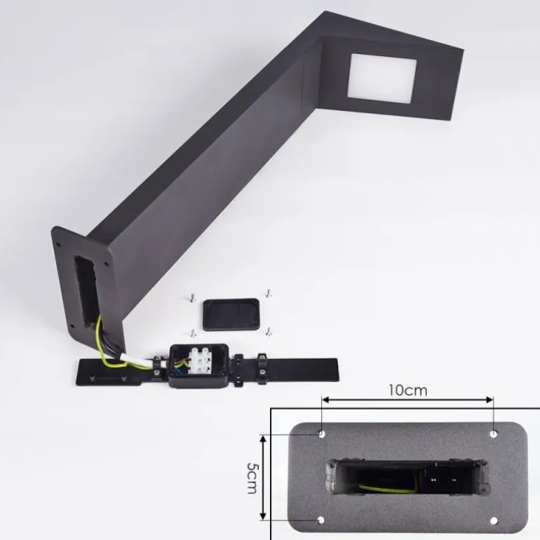 Borne lumineuse Matlava LED Anthracite, 1 lumière