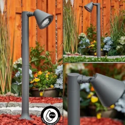 Borne lumineuse Milond Anthracite, 1 lumière