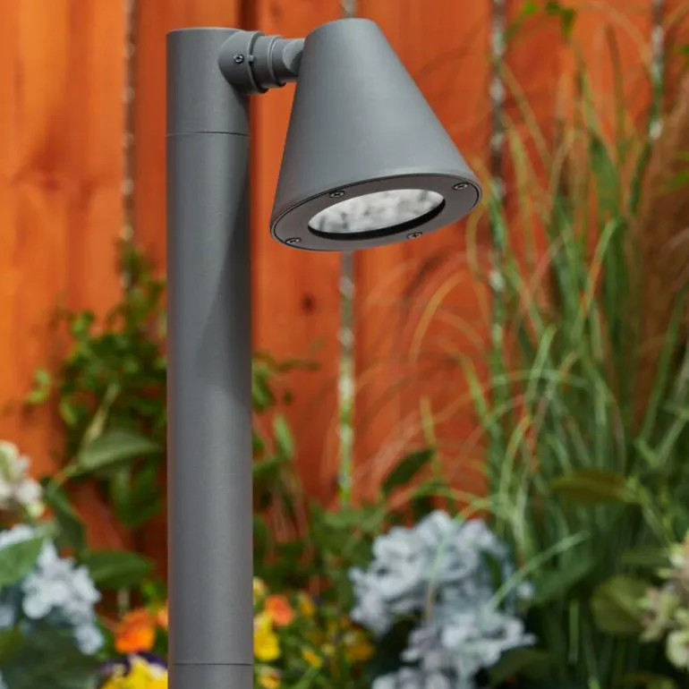Borne lumineuse Milond Anthracite, 1 lumière