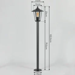 Borne lumineuse Moskau Anthracite, 1 lumière