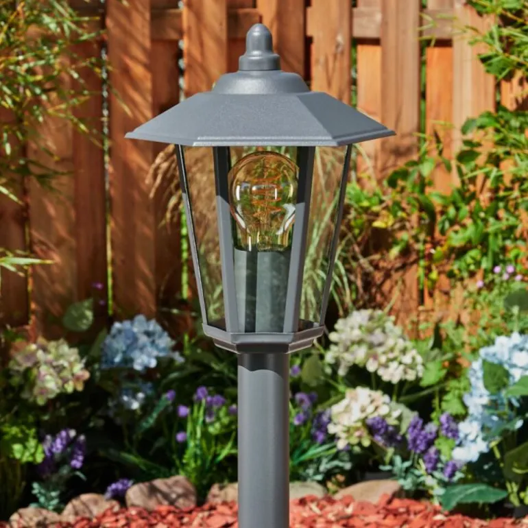 Borne lumineuse Moskau Anthracite, 1 lumière
