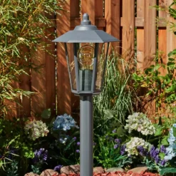 Borne lumineuse Moskau Anthracite, 1 lumière